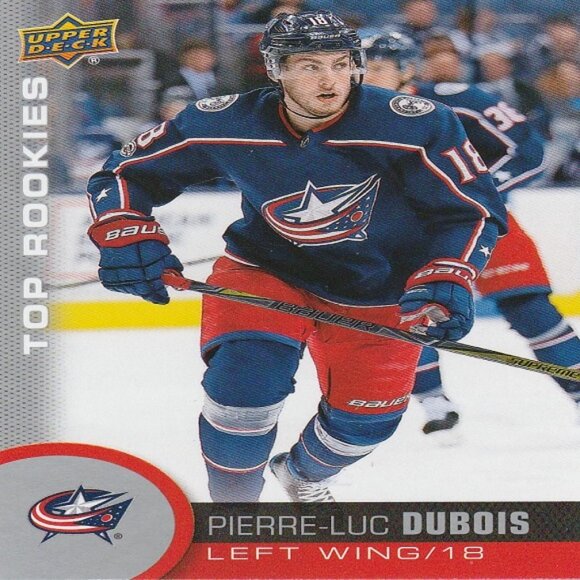 Pierre-Luc Dubois Columbus Blue Jackets NHL Hockey Card Collection - 2 Card Set - Picture 2 of 3